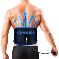 Arctek Ice Back Brace with Compression - Immediate Lower Back Pain Relief - Back Ice Pack Wrap (with Compression) Adjustable Straps - Ice Packs for Injuries Reusable