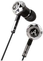 A-Audio A41 High Definition Earphones, Black/Chrome