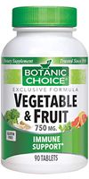 Botanic Choice Vegetable & Fruit,90 Tablets