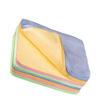 IETONE 10 Pieces Microfiber Screen Cleaning Cloths for Cell Phones, Tablets, LCD TV and Laptop, Surface Tablet, Camera Lenses, Car GPS Screens, Monitor, Spectacles, Watches, Glasses 6 x 7 inches, Ran