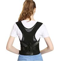 ZSZBACE Posture Corrector for Women & Men – Back Brace & Shoulder Support Trainer for Pain Relief & Improve Bad Slouching - Fully Adjustable Clavicle Medical Belt Straightener (L)