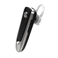 Fineblue HF68 Bluetooth Earphone Wireless Earbud Stereo Music Hands-Free Calling Earphone with Mic Long time Work Black Silver
