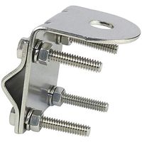 Tram 1590968057890 Single-Groove Stainless Steel CB Antenna Mirror Mount, 2.50in. x 2.00in. x 1.95in.