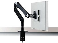 Humanscale M2CB1S M2 Table Mount with Swivel Arm (Maximum Load Capacity 9 kg, Height Adjustment Range: 254 mm, Range of Arm: 508 mm VESA MIS-D) Black