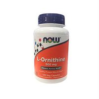 NOW Supplements, L-Ornithine (L-Ornithine Hydrochloride) 500 mg, Amino Acid, 120 Veg Capsules