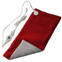 Extra Large Electric Heating Pad for Dry Heat Therapy, 12 x 24 Inch XL Hot Wrap for Back Pain, Foot Warmer, Shoulders, Abdomen, Soreness, Cramps, Big Hot Pad with Fast Heat-Up and 3 Heat Settings