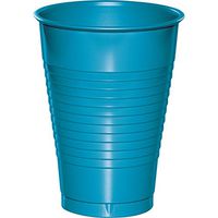 Club Pack of 240 Turquoise Blue Disposable Plastic Drinking Party Tumbler Cups 12 oz