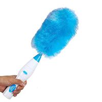 JEOBEST Electric Feather Duster - Electric Dust Remover - Electric Duster Cleaner - Electric Spin Duster 360 Degrees Rotatable Dusting Brush Feather Duster Cleaning Brush (Not Included Battery) AM