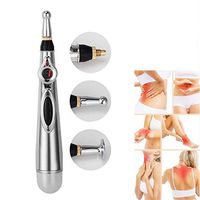 Multi-Function Chinese Style Zen Pen Acupuncture Massage Therapy Heal Pain Relief Tool Electric Meridian Laser Energy Body Circulation Massager