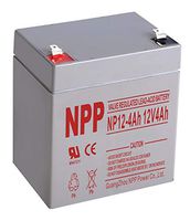 NPP NP12-4Ah 12V 4Ah 12Volt 4 amp SLA Sealed Lead Acid Rechargeable Battery with F2 terminals