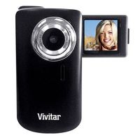 Vivitar Itwist Dvr610 Digital Camcorder (COLOR BLACK) with 2viewscreen (1.8" Screen, Flip Screen, 2x Digital Zoom, Watch Videos on Tv)