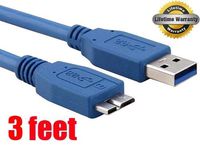iMBAPrice Superspeed 5Gbps 10-Feet USB 3.0 A to Micro B Charger/Data/Sync Cable for Samsung Galaxy S5/Note 3/ Note 4, Blue (iMBA-U3MC-10BL)