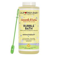California Baby Chamomile and Herb Bubble Bath | No Tear | Pure Essential Oils for Bathing | Hot Tubs, or Spa Use | Moisturizing Organic Aloe Vera and Calendula Extract |(13 fl. ounces)