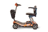 Ewheels REMO Auto-Flex Automatically Folding Travel Scooters - Airline Approved (Orange)