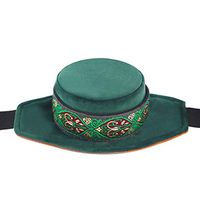 High-Grade Velvet smokeless Moxa Cover + Copper Moxibustion Box (1 Hole Cloth(Without Box))