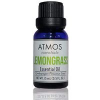 Atmos Essentials | 100% Pure Lemongrass Essential Oil | Cymbopogon flexuosus stapf. | 15mL