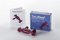 TheraPress 2 Trigger Point Massage Tool for Deep Tissues That Relieves Pain from Feet, Calf, Shoulders, Neck, Back, Muscle, Arms & Legs - Perfect for Kneading Techniques (Cranberry)