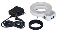 OMAX 144 LED Focused Bright Shadowless Ring Light for Stereo Microscope