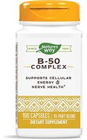 Nature's Way Vitamin B-50 Complex, 100 Capsules (Pack of 2)