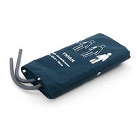 Huapa Neonatal/Infant/Child/Adult/Oversized Adult/Adult Thigh Blood Pressure Cuff Double Tube for Patient Monitor Double-Tube Cuff(Thigh)