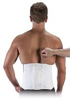 Bilt-Rite Mastex Health 10 Inch Criss-Cross Support with Steels, White, Medium