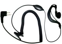 SUNDELY G-Shape Headset/Earpiece Mic for Motorola Radios Walkie Talkie GP68 GP88 GP88S GP280 GP300 GP308 2-pin