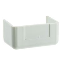 CLASSYTEK Cable Raceway, White, 1.75 inch, End Cap