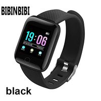 BIBINBIBI 2019 Man Women Smart Watches Waterproof Smart Watch Heart Rate Monitor Blood Pressure Functions Sport Watch for iOS Android +Box(Black)