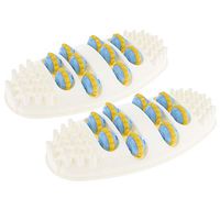 2PCS, Women Men Foot Acupoint Massage Roller f Foot Ache Soreness Ease Adults