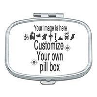 Personalized Pill Box Rectangle - Personalize it with a Custom Name, Great for Birthdays, Holidays, Office Gift, Customize Your own Pill case, Nurses, Pharmacists
