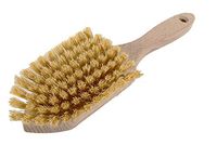 Valentino Garemi Scrub Brush – Medium Strength Tampico Fiber Bristles to Clean Floor Wall Seams - Stone Concrete Ceramics Pool Cement Patio Bricks Travertine Slate – Made in Germany