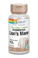 Solaray Lion's Mane Mushroom Organically Grown 500 mg VCapsules, 60 Count