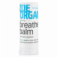 Zoe Organics -Breathe Balm, Gentle and Effective Aromatherapy, Helps You Breathe Easier and Naturally Soothes, Organic Essential Oils, Calms and Supports Rest During Colds, Allergies and Flu(17 Grams)
