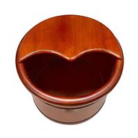 Foot tub，High Insulation Wood Foot Bath,Foot Basin Wooden Bucket, Bilateral Thickening Solid Wood Foot Soaking Barrel Bucket,with lid,Beauty