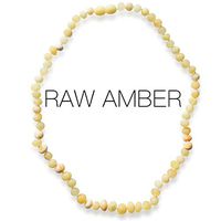 Meraki Adult Amber Necklace - Raw Unpolished Baroque Baltic Amber Necklace | All Natural Pain Relief for Adults to Help Migraines, Sinuses, Arthritis and More | Butterscotch Color (18 Inches)
