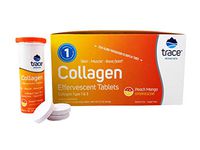 Collagen Effervescent Tablets Peach Mango 8 Tubes