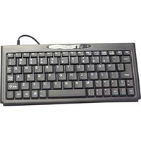 Solid Tek KB-P3100BU ASK-3100U USB 4x9 SuperMini Wired Keyboard - Black