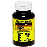 Nature's Blend Vitamin E 1000Iu Capsules 50 Ct