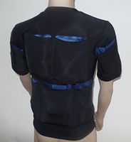 Burn Fat with Cold - Powerful Sliming Cooling Suit Icinger Power 10200G - Also for Muscle Recovery (T-Shirt XXL - 26 Pockets (ice Packs not Included))