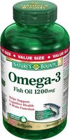 Nature's Bounty Omega-3 1200 mg Fish Oil, 200 Softgels