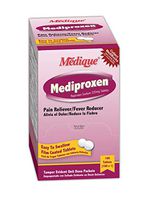 Medique MP23750 Mediproxen Pain Relief/Fever Reducing Tablet, Standard, White (Pack of 50)