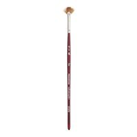Princeton Velvetouch Artiste, Mixed-Media Brush for Acrylic, Watercolor & Oil, Series 3950 Fan Luxury Synthetic, Size 10/0