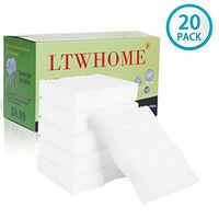 LTWHOME Magic Cleaning Sponge Extra Power Sponges Melamine Foam 115X 90X 20mm (Pack of 20)