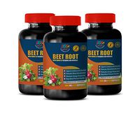 Blood Pressure Vitamins for Men - Beet Root 1000 MG - Premium Dietary Supplement - Beets for high Blood Pressure - 3 Bottles 360 Capsules