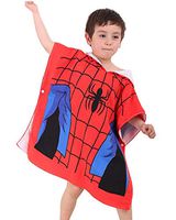 Rulercosplay Cartoon Bath Towl for Child - Pure Cotton Bath Towl 24''x 47'' (Red-Spider)