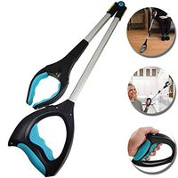 Home Grabber Pick Up Tool with LED Light, 32" Foldable Aluminum Design, Long Arm Assist Tool, Trash Picker, Garden Nabber