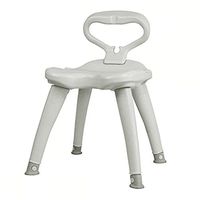 Bathroom Safety Shower Tub Bench Chair with Back Non-Slip Seat and Feet, Tool-Free Assembly, HDPE Steady Frame