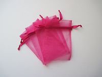 MyCraftSupplies Premium Quality Organza Bags 6x9 Inch 30-Pack for Favors, Gifts, Jewelry (Hot Pink)