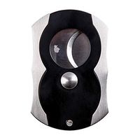 Cigar Cutter Stainless Steel Double Blade Guillotine Scissors Pocket Size Smoke Knife with Gift Box