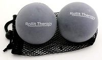 Pair of 3.5" (Magnus) Rollit Therapy Soft Rubber Massage Balls